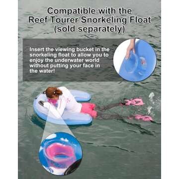 REEF TOURER Snorkeling Viewing Bucket for Kids and Adults