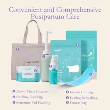 Grownsy Postpartum Essentials Recovery Kit – Complete Comfort for New Moms