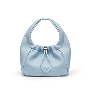 FireDeer Tote Shoulder Bags Small Women Hobo Handbag Mini Cloud Handbags Clutch Purse Bag Chic Pouch Bag (Black)