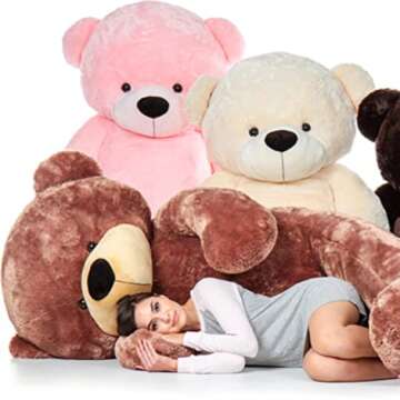 Giant Teddy Bear for Snuggly Comfort