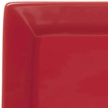 10 Strawberry Street Nova Square 16 pc Dinnerware Set, Red