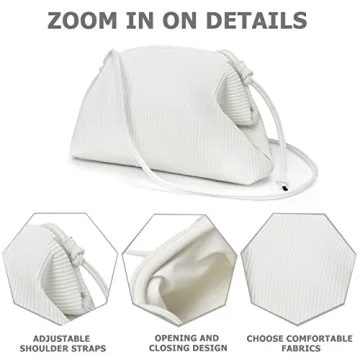 KingTo Chic Pouch Clutch for Women - Versatile Soft Bag