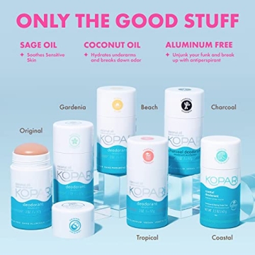 Kopari Aluminum Free Coconut Deodorant Clean & Natural