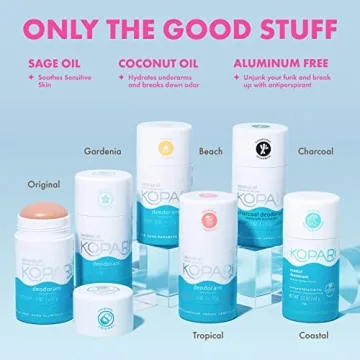 Kopari Aluminum Free Coconut Deodorant Clean & Natural