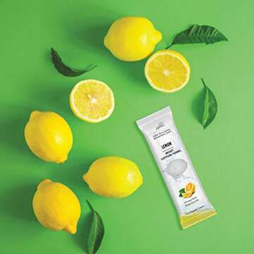 FabbPro Oshibori Moist Terry Cotton Refreshment Towels (50 Pack, 8 x 8 Inches) - White Mildly Scented Pre-moistened Towel to Use Hot or Cold - Lemon & Lavender Scent Bundle of 25 each