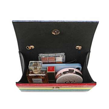 Stylish AcrMkSto Acrylic Evening Bag for Women