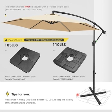Get Ultimate Outdoor Shade with FRUITEAM 10FT Umbrella