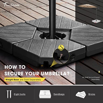 Get Ultimate Outdoor Shade with FRUITEAM 10FT Umbrella