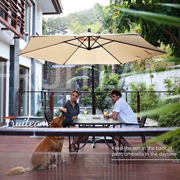 Get Ultimate Outdoor Shade with FRUITEAM 10FT Umbrella