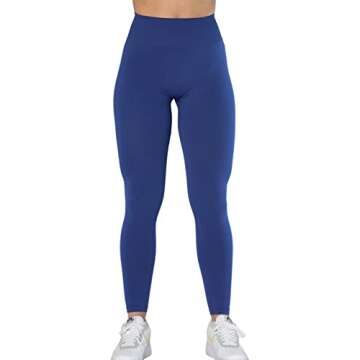 AUROLA Dream Collection Workout Leggings for Women High Waist Seamless Scrunch Athletic Running Gym ...