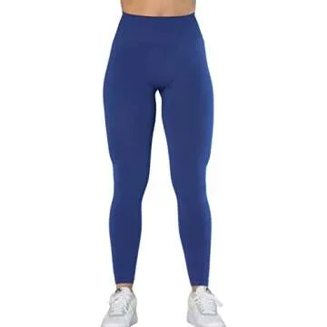 AUROLA Dream Collection Workout Leggings for Women High Waist Seamless Scrunch Athletic Running Gym ...