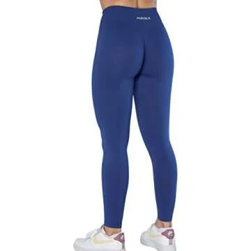 AUROLA Dream Collection Workout Leggings for Women High Waist Seamless Scrunch Athletic Running Gym Fitness Active Pants Surf The Web S