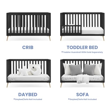 Delta Children 4-in-1 Convertible Crib Stylish Design