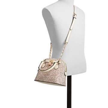 ALDO Women's Barland Dome Bag, Champagne