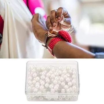 Oumefar 200PCS Pearl Push Pins for Crafting and DIY