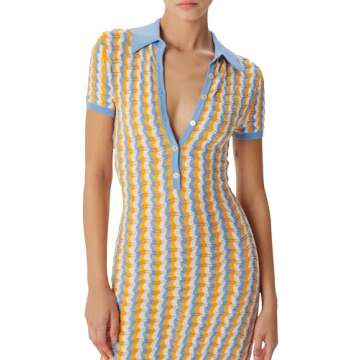 Ronny Kobo Women's Quinlan Polo Maxi Dress