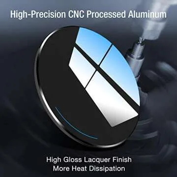 TOZO W1 Wireless Charger with Fast Qi Charging Compatibility