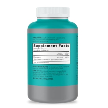 Qunol Magnesium Capsules Extra Strength 420mg Wellness