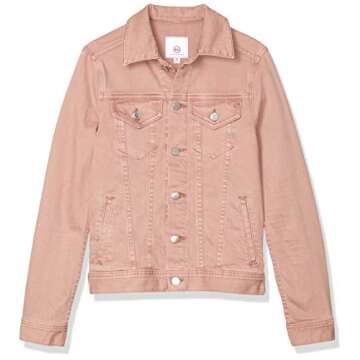 Stylish AG Jeans Women's MYA Denim Jacket in Mauve