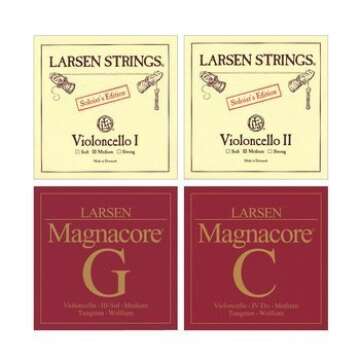 Larsen Magnacore Soloist 4/4 Cello String Set - Medium