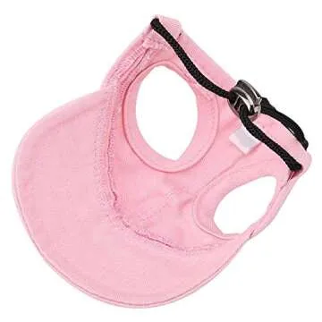 Pet Baseball, Dog Cat Outdoor Sunbonnet with Ear Holes Adjustable Ste Summer Pet Parent Child Hat(L)