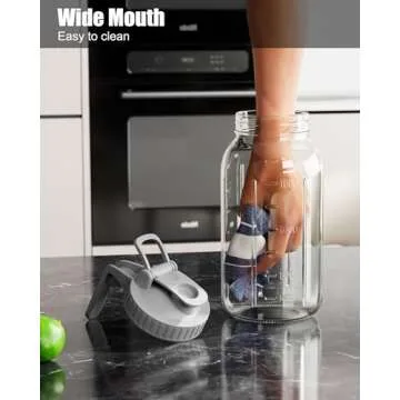 OneDream 64oz Glass Mason Jar Pitcher for All Occasions