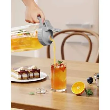 OneDream 64oz Glass Mason Jar Pitcher for All Occasions