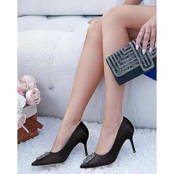 Stylish Women's Stiletto High Heel Pumps for Any Occasion