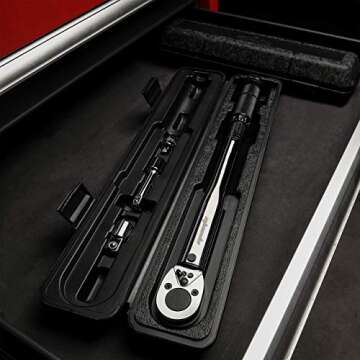 EPAuto Durable 3/8-Inch Drive Click Torque Wrench