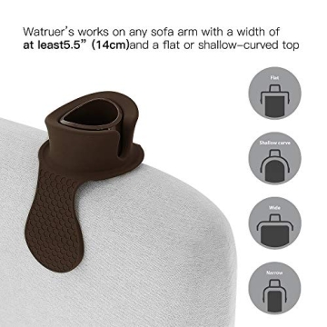 Accommodating Watruer Sofa Cup Holder for Any Drink