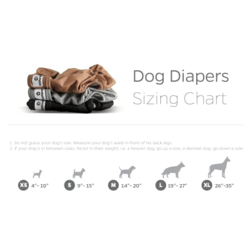 Pet Parents Washable Dog Diapers for All Breeds