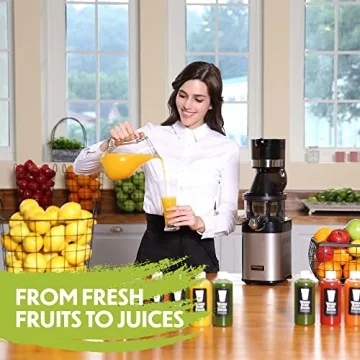 Kuvings CS600 Whole Slow Juicer Easy to Clean BPA-Free