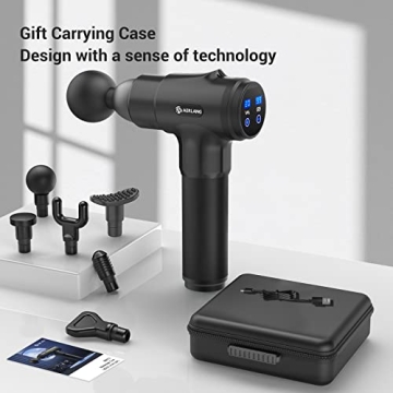 AERLANG Massage Gun Deep Tissue Relief 20 Speeds 6 Heads
