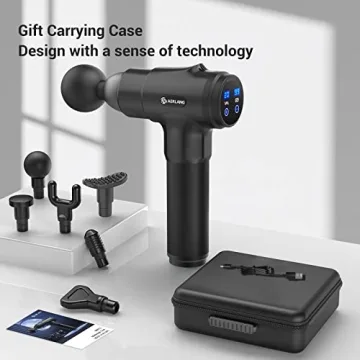 AERLANG Massage Gun Deep Tissue Relief 20 Speeds 6 Heads
