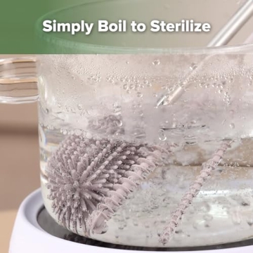 Haakaa Silicone Brush Kit - Perfect for Baby Care Essentials