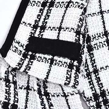 BTDECLAR Toddler Baby Girls Long Sleeve Plaid Cardigan Sweater Outwear Pullover Top Tutu Skirt Princess Party Dress Outfits