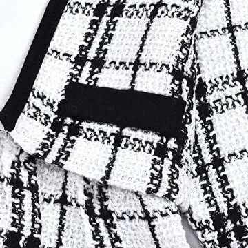 BTDECLAR Toddler Baby Girls Long Sleeve Plaid Cardigan Sweater Outwear Pullover Top Tutu Skirt Princess Party Dress Outfits