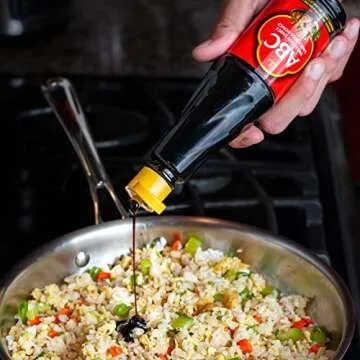 ABC Sweet Soy Sauce – 20.3 Fl Oz (2 Pack) – BBQ Marinade, Dip, Stir Fry - Vegan Black Dark Soy Glaze – Healthy and Authentic Indonesian Kecap Manis Flavor for Exquisite Culinary Creations