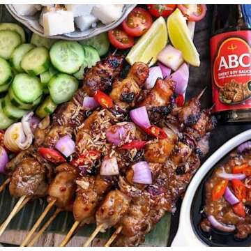 ABC Sweet Soy Sauce – 20.3 Fl Oz (2 Pack) – BBQ Marinade, Dip, Stir Fry - Vegan Black Dark Soy Glaze – Healthy and Authentic Indonesian Kecap Manis Flavor for Exquisite Culinary Creations