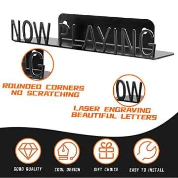 Stylish Ahomiwow Vinyl Record Stand for Music Lovers