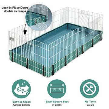 Spacious Guinea Habitat Cage for Happy Pets