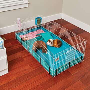 Spacious Guinea Habitat Cage for Happy Pets