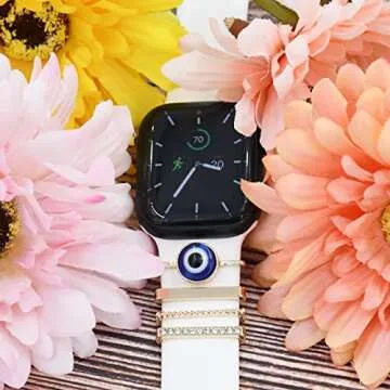Stylish Evil Eye Watch Band Accessories for iWatch & Fitbit