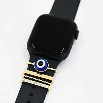 Stylish Evil Eye Watch Band Accessories for iWatch & Fitbit