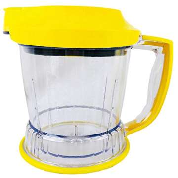 Ninja Storm Master Prep Food Processor Blender Powerful One Touch 450W Motor Pod BPA-Free Pitcher Dishwasher Safe QB751Q (Renewed) (Yellow)