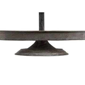 Charming 2-Tier Decorative Metal Tray - Rustic & Stylish