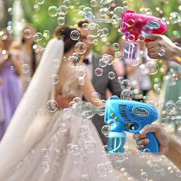 Bubble Guns for Kids - Fun 2 Pack Blower Set for Parties
