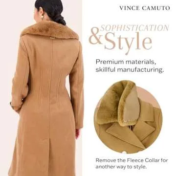 Stylish Vince Camuto Women's Winter Coats with Faux Fur