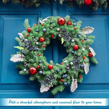 Yunsailing 30 Pcs Artificial Blueberry Stems for Decor