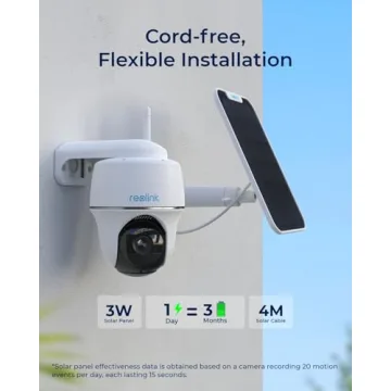 Wireless Solar Powered Security Camera - REOLINK Argus PT
